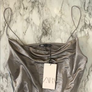Zara satin camisole
